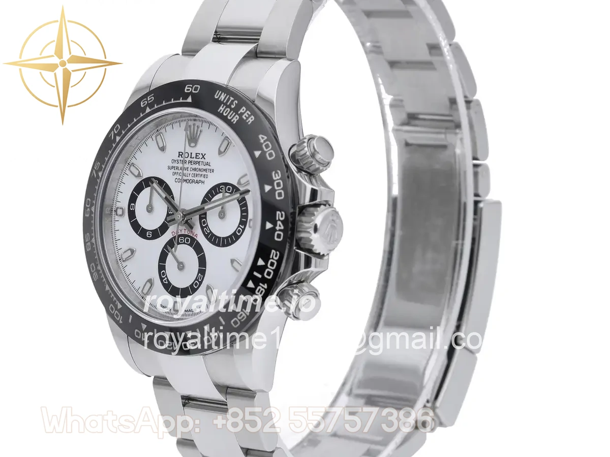 Cosmograph Daytona 116500 VF 904L Stainless Steel White Dial DD4130 - Image 2