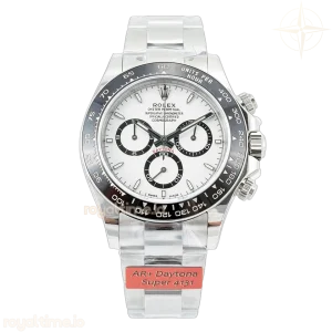 2023 Daytona 126500 AR+F 904L SS Case and Bracelet White Dial SA4131