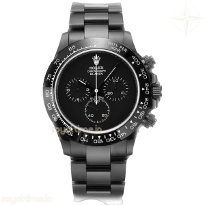 Blaken Daytona Matt Black with White Tachymeter