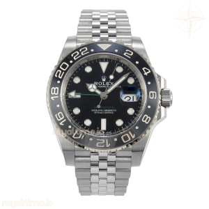 GMT-Master II 126710 GRNR Black/Gray 904L SS VF Black Dial On Jubilee Bracelet DD3285 CHS