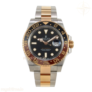 GMT Master II 126711 CHNR 904L SS/RG VF Black Dial On SS/RG Bracelet DD3285 CHS