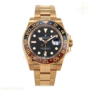 GMT-Master II 126715 CHNR Black/Brown Ceramic VF on RG Bracelet DD3285