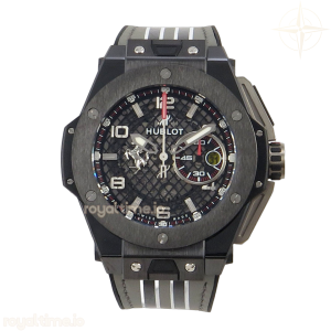 Hublot Big Bang Ferrari Speciale Ceramic HBBF on Gray Gummy Strap A1241