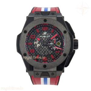 Hublot Big Bang Ferrari Speciale Ceramic HBBF on Red Gummy Strap A1241