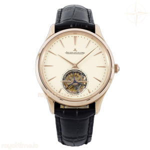 Jaeger-LeCoultre Master Control Tourbillon White Dial in Rose Gold