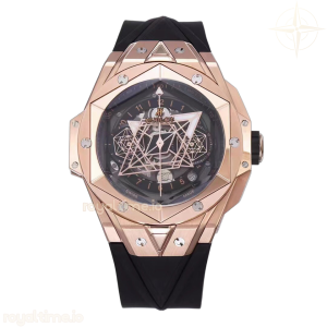 Hublot Big Bang Sang Bleu II Black Dial in Rose Gold