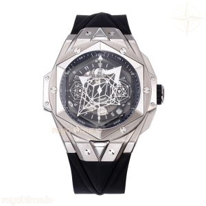 Hublot Big Bang Sang Bleu II Black Dial in Titanium