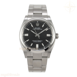 Oyster Perpetual 124300 41mm 904L SS VF Black Dial On 904L SS Bracelet DD3230