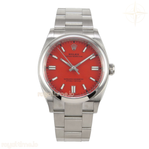Oyster Perpetual 126000 36mm 904L SS VF Red Dial On 904L SS Bracelet DD3230