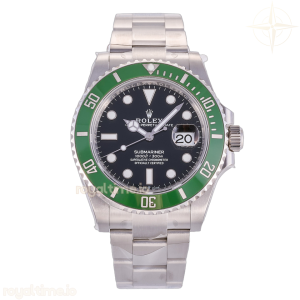 Submariner 41mm 126610 LV MK2 Kermit RF 904L SS Case and Bracelet JH3285 (Free Sprung)