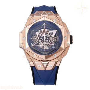 Hublot Big Bang Sang Bleu II Blue Dial in Rose Gold
