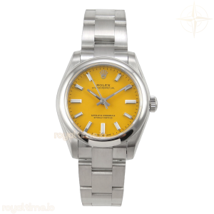 Oyster Perpetual 31mm 277200 DIWF Yellow Dial on SS Bracelet A2232