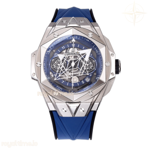 Hublot Big Bang Sang Bleu II Blue Dial in Titanium