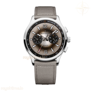 Jaeger-LeCoultre Polaris Chronograph Grey Dial on Brown Nylon Strap Ref. Q902843J