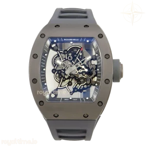 Richard Mille AVF RM055 Gray Cemira on Gray Rubber Strap Vaucher RMUL2 Free Sprung (Mod)