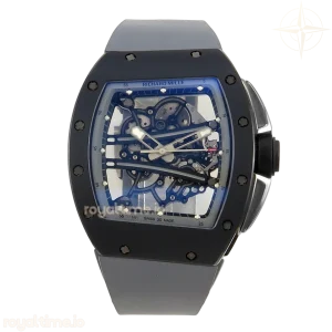 Richard Mille AVF RM061 Black Ceramic Gray Inner Bezel Gray Rubber Strap Vaucher RMUL2 Free Sprung (Mod)