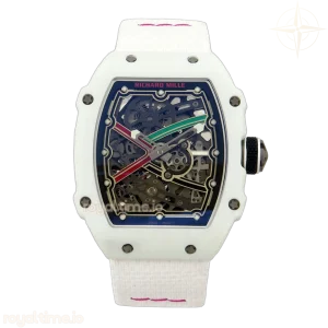 Richard Mille AVF RM67-02 White NTPT Red/Green Skeleton Dial on White Elastic strap CRMA7 V2