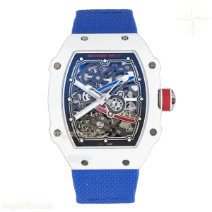 Richard Mille Custom Made RM67-02 White NTPT France Dial on Blue Nylon strap CRMA7