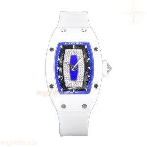 Richard Mille RM 007 Automatic Ladies White Ceramic Blue