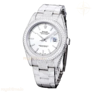 Datejust 41 with Stick Markers in Steel