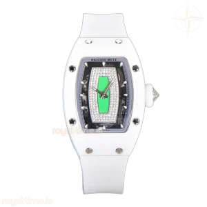 Richard Mille RM 007 Automatic Ladies White Ceramic Green