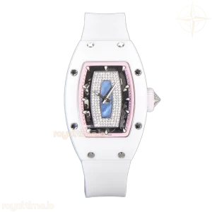 Richard Mille RM 007 Automatic Ladies White Ceramic Pink