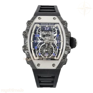 Richard Mille RM 021-01 Tourbillon Aerodyne on Black Rubber Strap