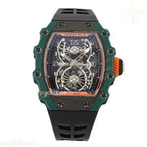 Richard Mille RM 021-02 Tourbillon Aerodyne on Black Rubber Strap