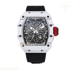 Richard Mille RM 035-01 Rafael Nadal White NTPT on Black Nylon Strap