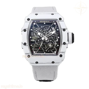 Richard Mille RM 035-01 Rafael Nadal White NTPT on White Nylon Strap