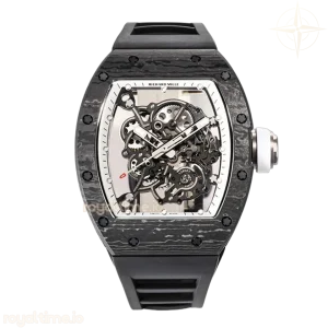 Richard Mille RM 055 Bubba Watson Americas Edition White Legend in NTPT on Black Rubber Strap RMUL2