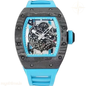 Richard Mille RM 055 Bubba Watson "Yas Marina Circuit" NTPT on Blue Rubber Strap RMUL2