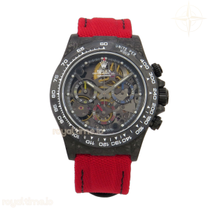 Blaken Daytona Carbon GETF Skeleton Red Dial on Red Nylon Strap SA4130