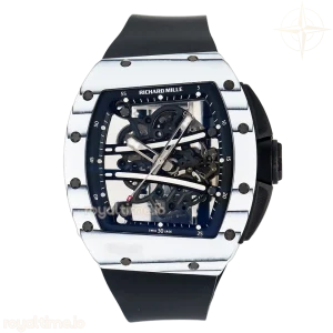 Richard Mille RM 61-01 Yohan Blake White NTPT ZF on Black Rubber Strap RMUL2