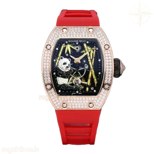 Richard Mille RM026-01 Tourbillon Panda in Rose Gold with Diamond Bezel