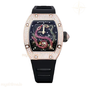Richard Mille RM026-01 Tourbillon Serpent in Rose Gold with Diamond Bezel