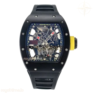 Richard Mille RM035-02 Black Ceramic SONIC Skeleton Dial on Black Rubber Strap RMUL1