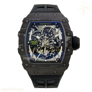 Richard Mille RM035-02 NTPT UMI Skeleton Dial Black Crown on Black Rubber Strap RMAL1 Free Sprung