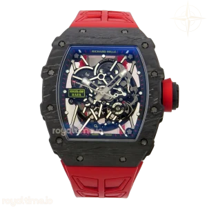 Richard Mille RM035-02 NTPT UMI Skeleton Dial on Red Rubber Strap RMAL1 Free Sprung