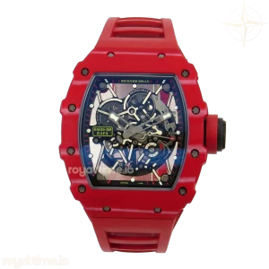 Richard Mille RM035-02 Red NTPT APSF on Red Rubber Strap RMAL1 V2 (Free Sprung)