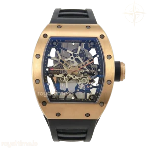 Richard Mille RM035 Americas Manual RG ZF Skeleton Dial On Black Rubber Strap RMUL1