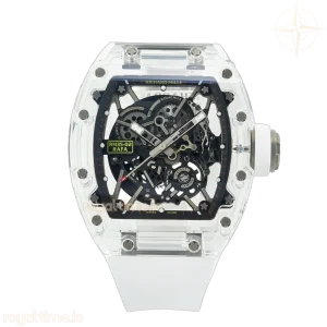 Richard Mille RM035 TRANSPARENT SONIC Skeleton Dial on White Rubber Strap RMUL2 V2