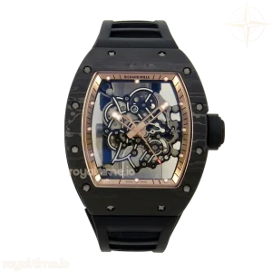 Richard Mille RM055 NTPT A9F RG Inner Bezel on Black Rubber Strap RMUL2 Free Sprung