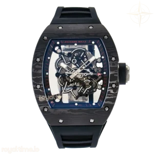 Richard Mille RM055 NTPT UOKF Black Inner Bezel Black Crown on Black Rubber Strap RMUL2