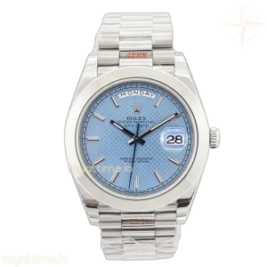 Day-Date 40 228206 Glacier Dial in Platinum