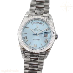 Day-Date 40 228236 Blue Dial in Platinum