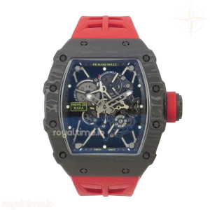 Richard Mille RM35-01 NTPT MIF Skeleton Dial on Red Rubber Strap RMUL3