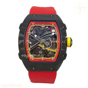 Richard Mille Umi Maker's RM67-02 Black NTPT Alexander Black/Red/Yellow Skeleton Dial on Nylon strap CRMA7 V2