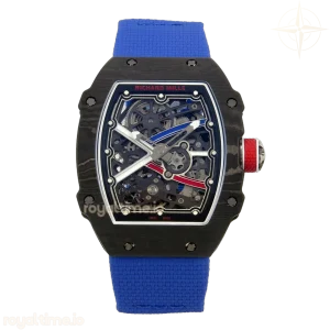 Richard Mille Umi Maker's RM67-02 Black NTPT France Blue/Red/White Skeleton Dial on Nylon strap CRMA7 V2