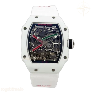 Richard Mille Umi Maker’s RM67-02 White NTPT Brazil Black/Green/Red Skeleton Dial on Nylon strap CRMA7 V2